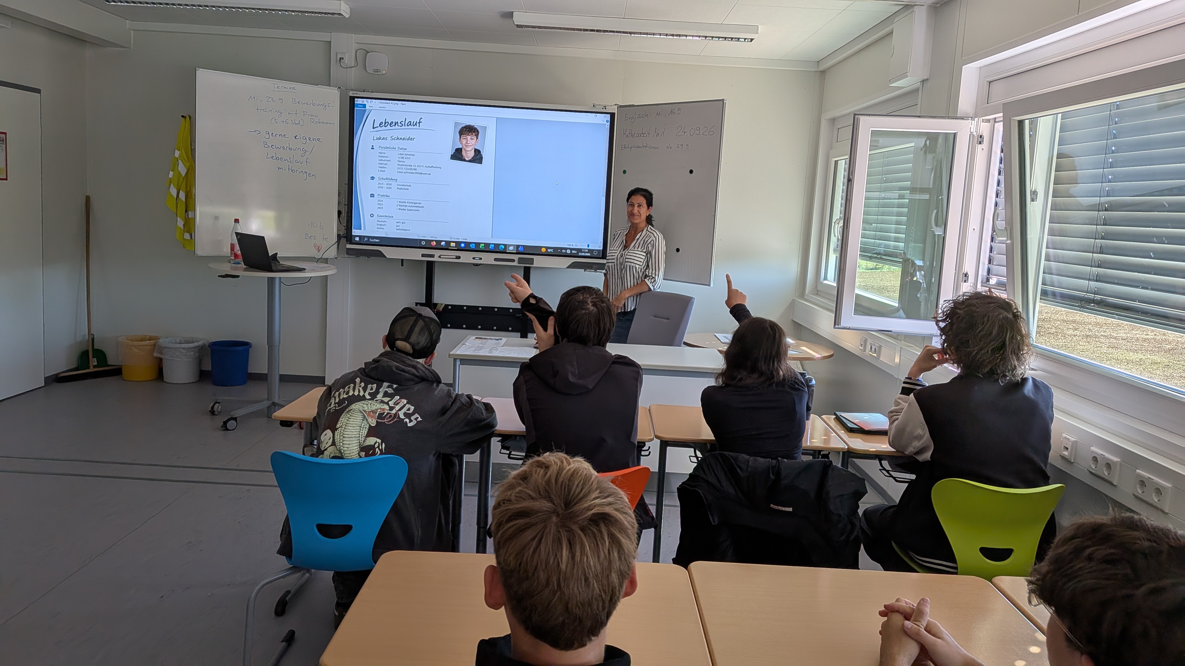 Bewerbungstraining für die Klassen 10a und 10b